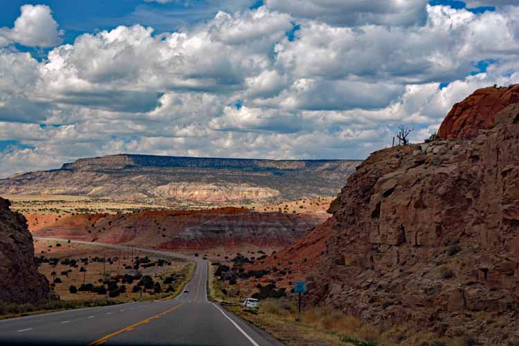 red rock mountain scenes